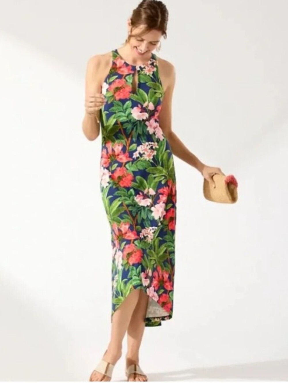 NWOT Tommy Bahama Jasmina Faraway Blooms Maxi Dress - Picture 11 of 11